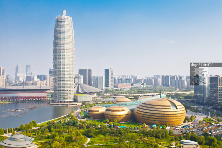 图片标题:     郑州城市建筑日景 图片编号:     dspd54194f20 授权