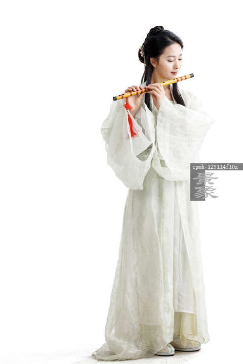 图片标题:     古典美女吹笛子 图片编号:     cpmh-125114f10z 授权