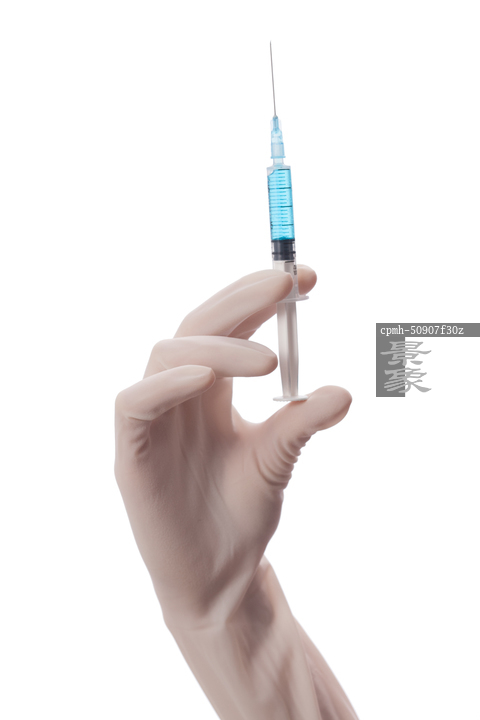 图片标题 手拿注射器 图片编号 cpmh-50907f30z 授权方式